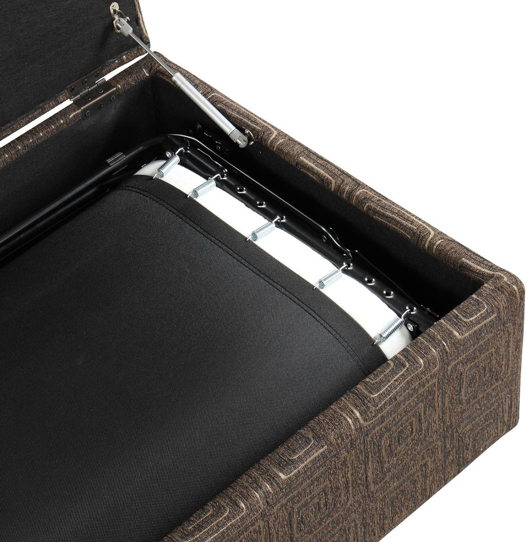 Full Size Folding Ottoman Bed with Mattress F497842