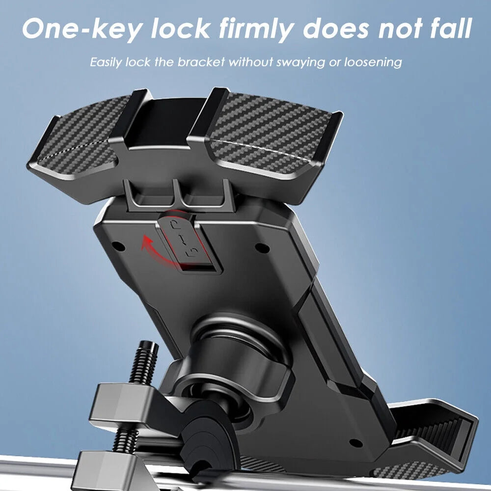 Black Motorcycle Handlebar Mount Holder for Cell Phone GPS P324455