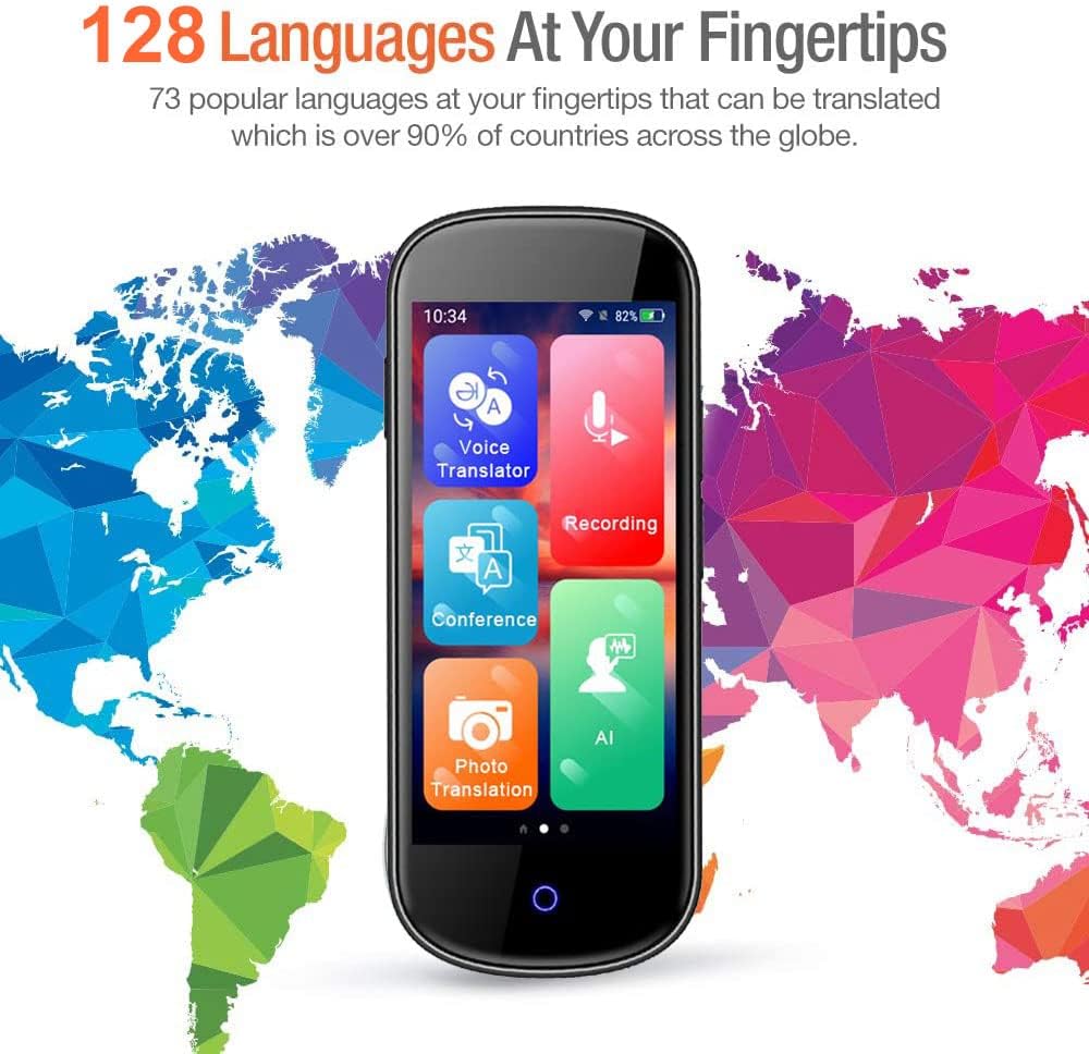 Portable Translator Device with 4.0'' HD Touch Screen E975410