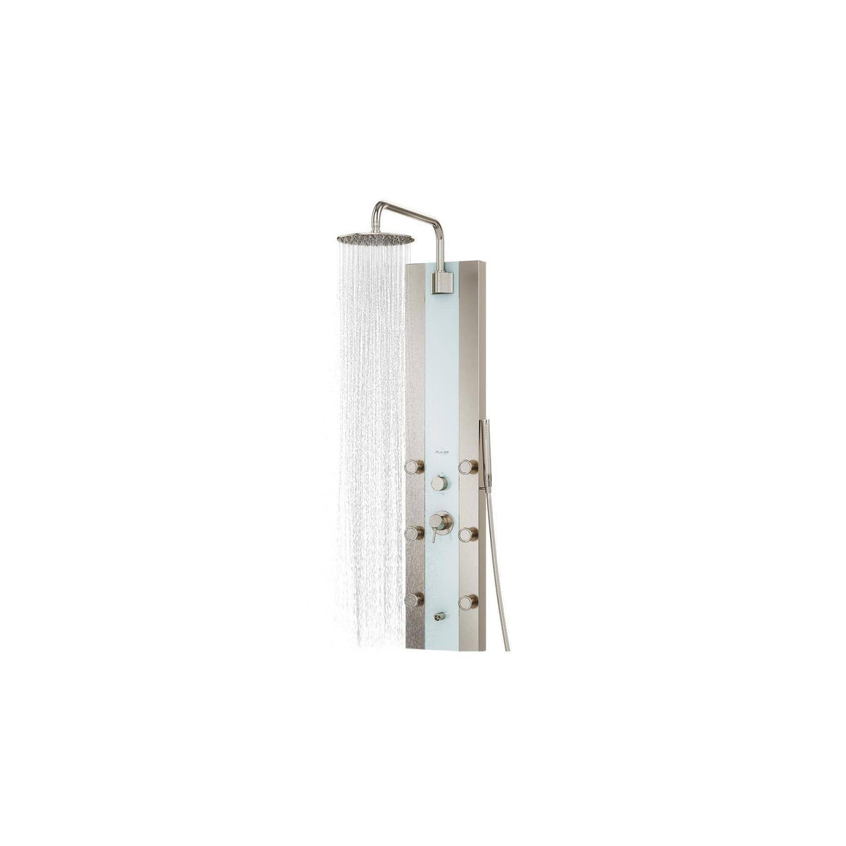 White Glass Shower Panel A2047
