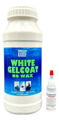 White Gelcoat Quart with 15cc Hardener N5512