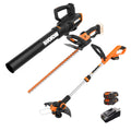 Cordless Leaf Blower, Hedge Trimmer, & Weed Trimmer Combo Kit E62495