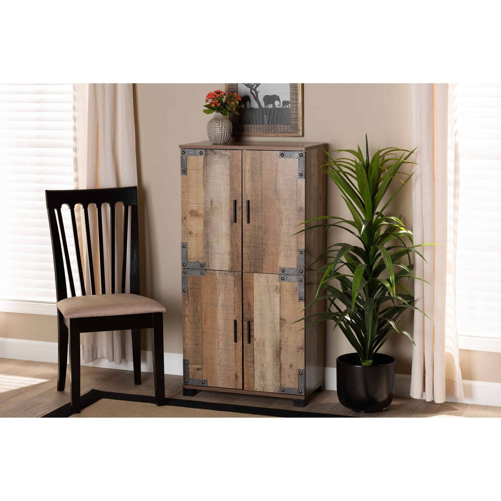 4-Door Wood Shoe Cabinet T260