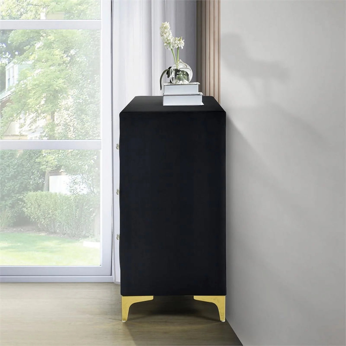 Black Velvet 6 Drawer Dresser F88706