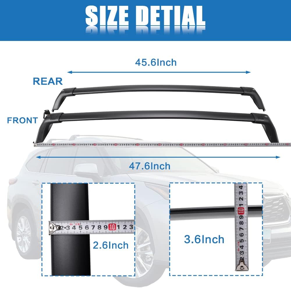 Lockable Heavy Duty Cross Bar Roof Rack Cargo Bar G55425