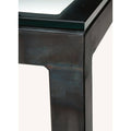 White Parsons Counter Table with White Quartz Top Z79729