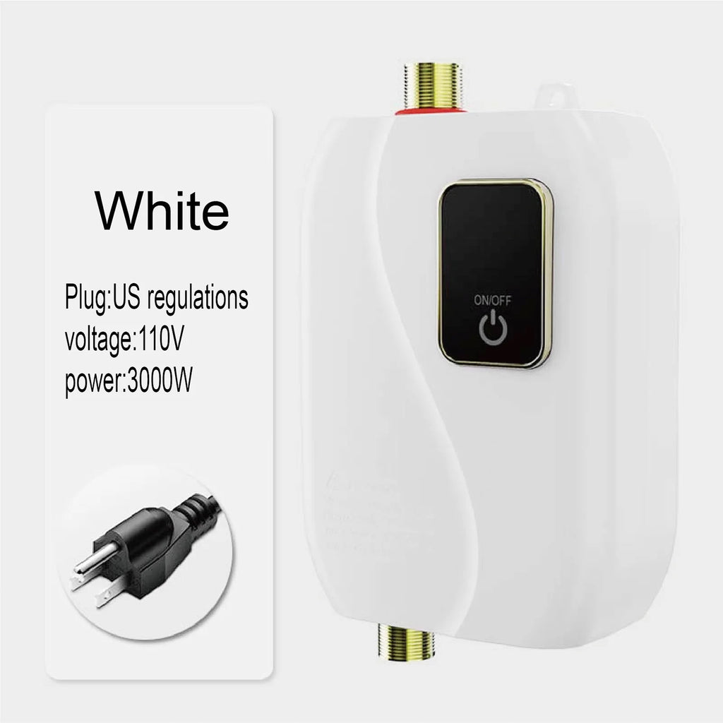 Instant Water Heater 3000W Electric Tankless with LCD Display P8074
