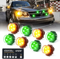 Amber Green LED Strobe Lights Kit 6PCS M556922