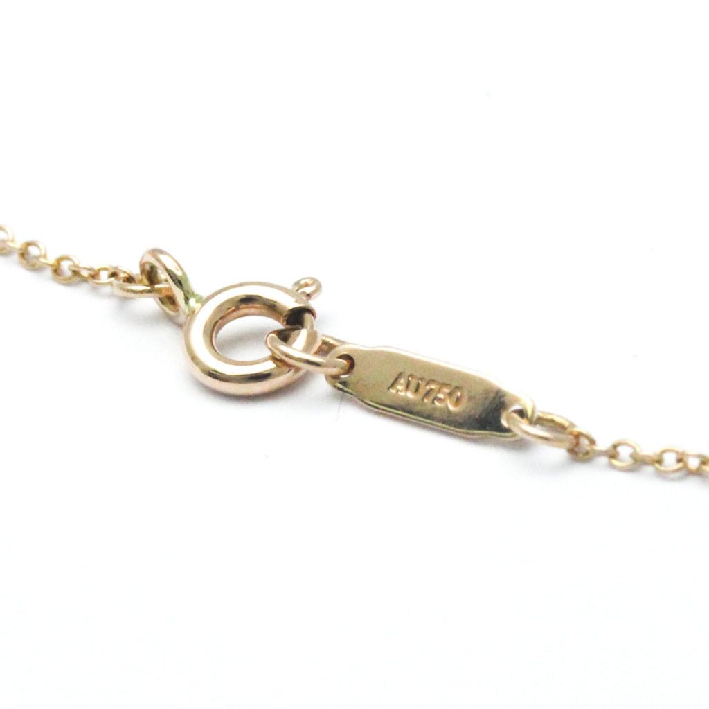 Pink Gold Diamond Pendant Necklace L20346