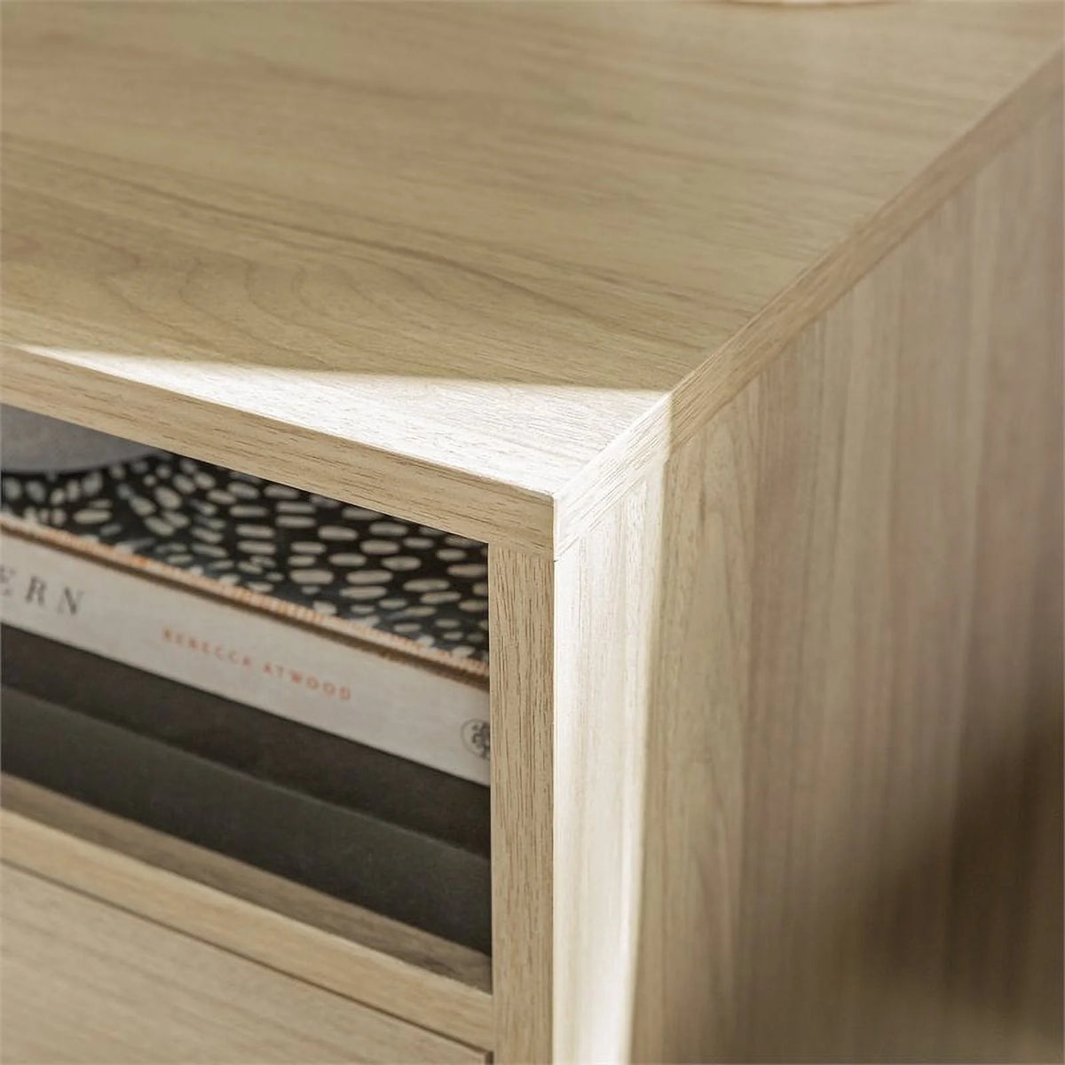 25" Birch Finish Nightstand Z8807