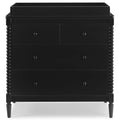 Black 4 Drawer Dresser with Changing Top M331