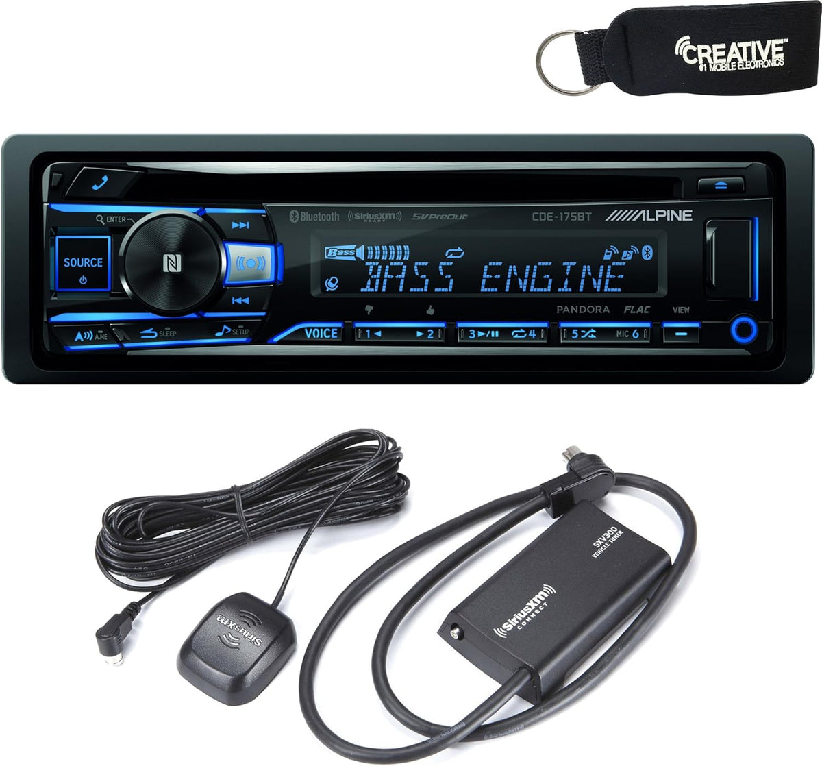 CD Receiver with Bluetooth Wireless Technology and Satellite Radio Tuner K566