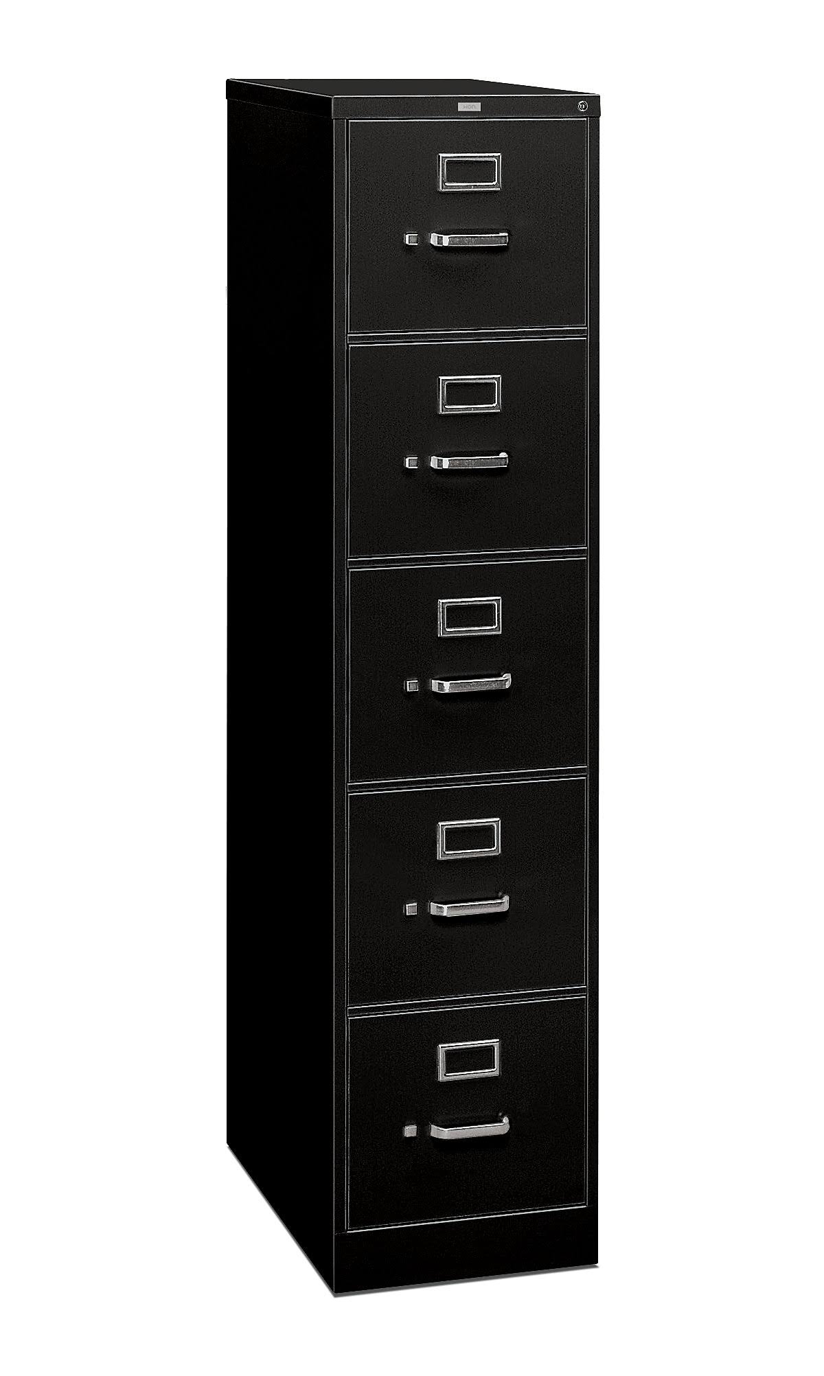 Black Five-Drawer Letter File W1050