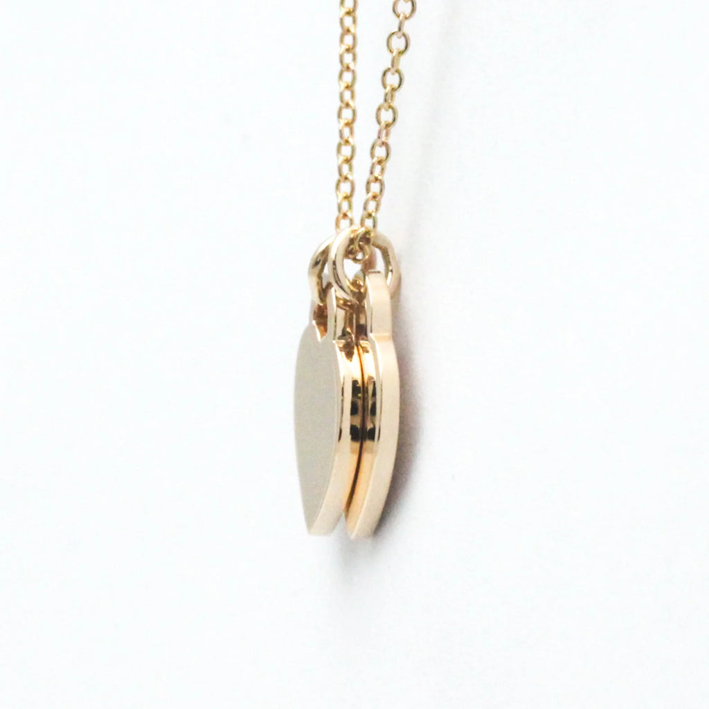Pink Gold Diamond Pendant Necklace L20346