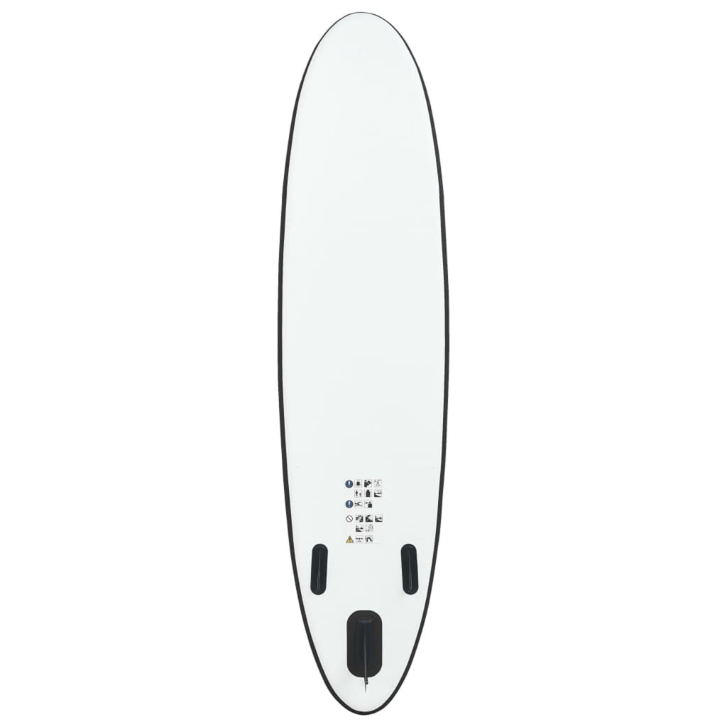 Inflatable Paddleboard Set Black and White X216