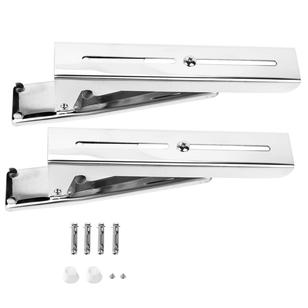 Stainless Steel Microwave Oven Bracket Wall Mount Rack Shelf, 1 pair S17402