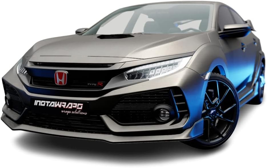 5ft x 5ft Brushed Titanium Car Wrap Vinyl Film B5026