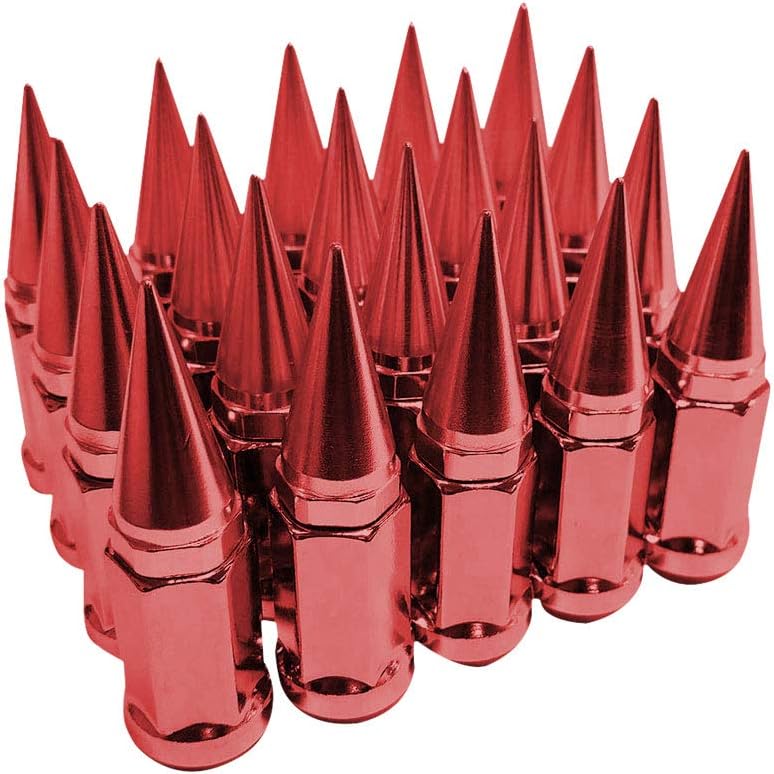 Purple 20pcs 12x1.5 Extended Spike Lug Nuts Pack of 2 I454