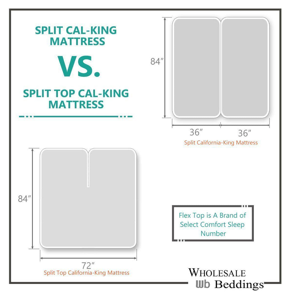 Split Top King Fitted Sheets Bamboo Hybrid I550