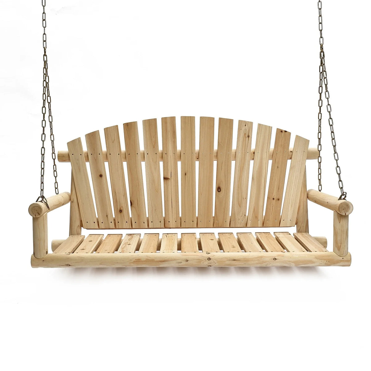 Unfinished Wood Porch Swing with Chains K436513