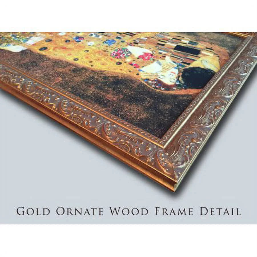 14x12 Gold Ornate Wood Frame Double Matted Art Print L305603
