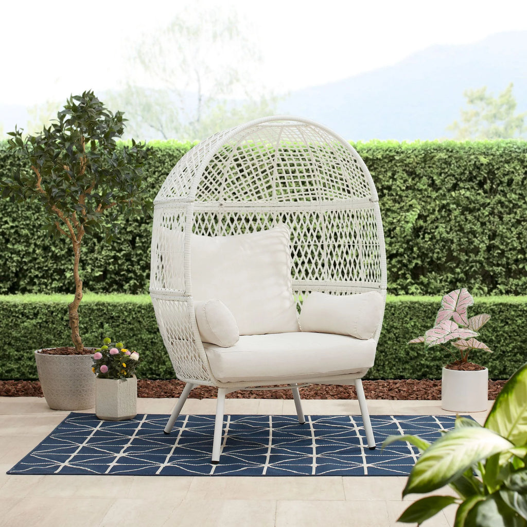 Boho Outdoor Wicker Egg Chair A2926