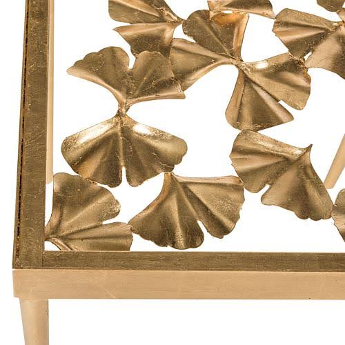 Gold Butterfly Side Table D15875