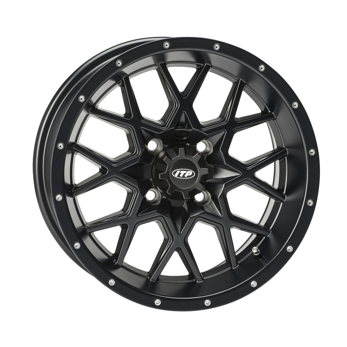 15x7 Matte Black Wheel H5716