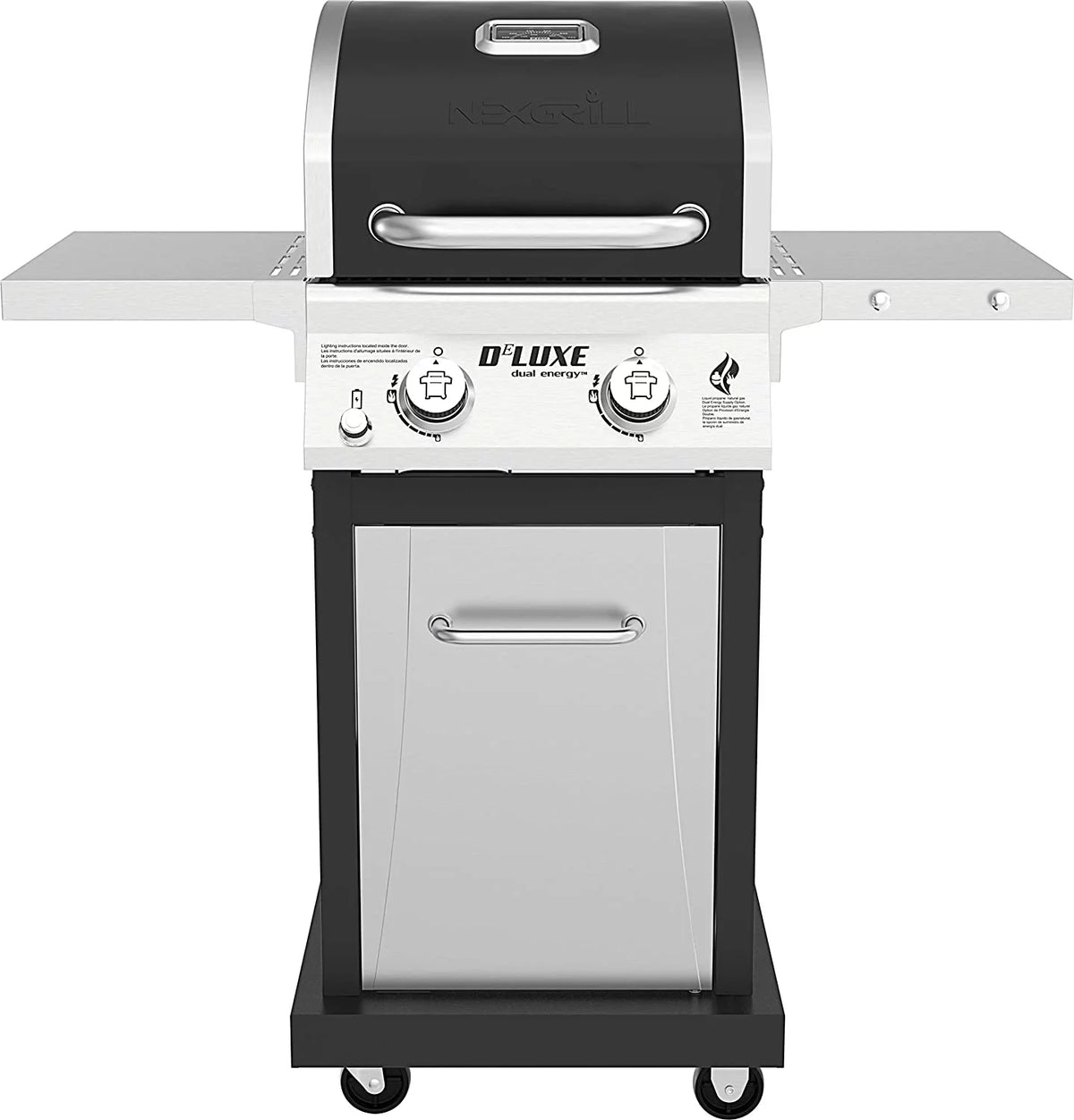 2-Burner Propane Gas Grill with 2 Foldable Shelves G61937