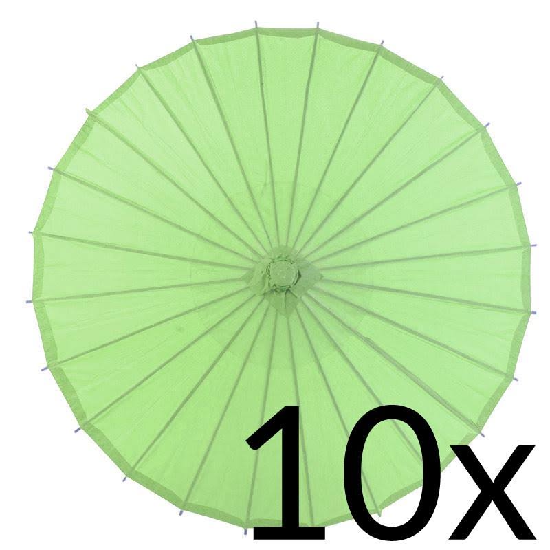 10 Pack 32" Paper Parasol Umbrellas R575