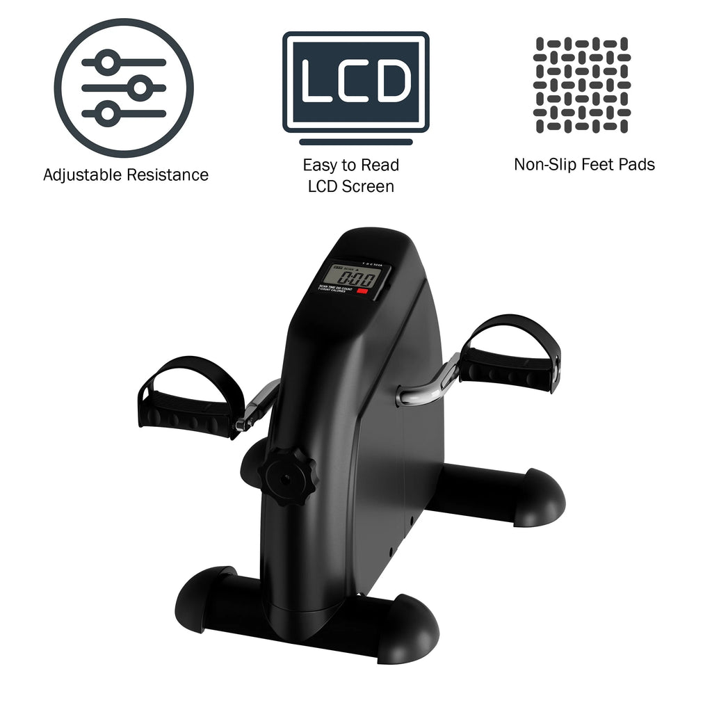 Under Desk Bike and Pedal Exerciser with Calorie Counter V273