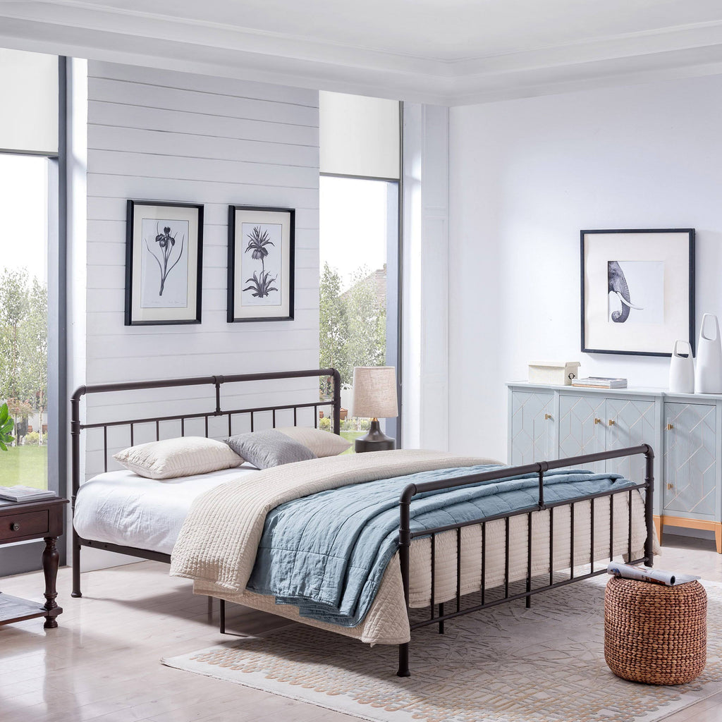 Queen-size Iron Bed Frame T73415