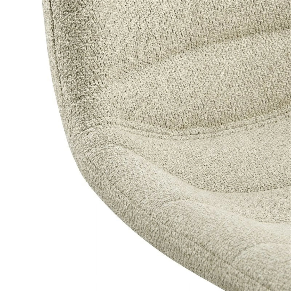Cream Fabric Swivel Office Chair Y4158