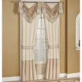 Faux Silk Light Gold Window Valance 24 x 20 Inches Q564