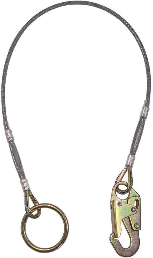 6' Anchor Cable Cross Arm with Vinyl Coated I-Beam Cable P9485