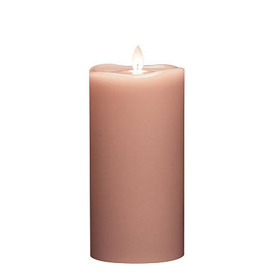 8 in. Real Wax LED Pillar Candle S585816